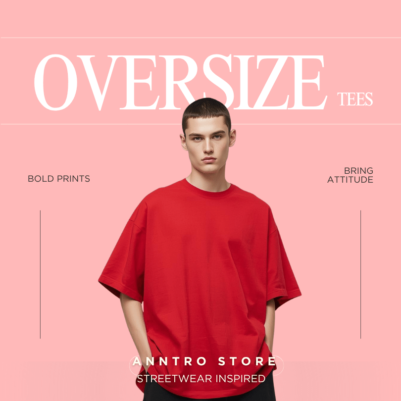 Oversize tshirt for men