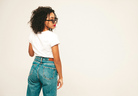 Be Yourself – White Regular Fit Women's T-Shirt