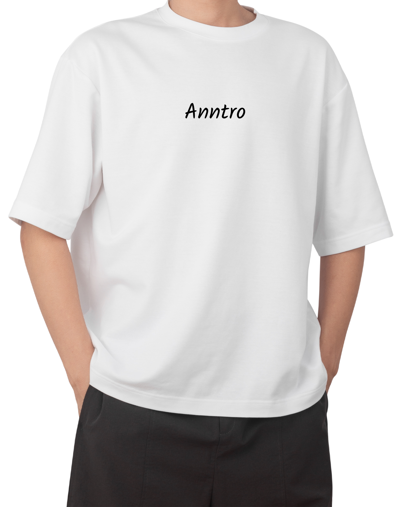 White Oversized T-Shirt – Premium Cotton | Funky Dog with Goggles