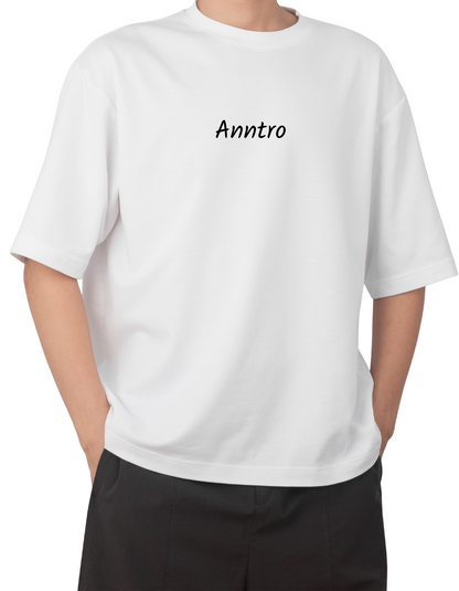 White Oversized T-Shirt – Premium Cotton | Funky Dog with Goggles